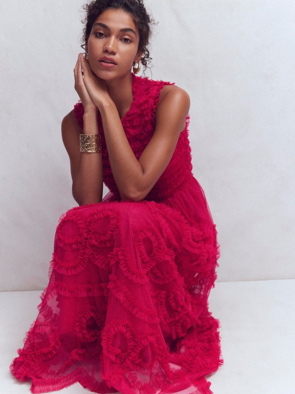Boden Pink Tulle Bow Party Dress In Pink Size 4 NWT